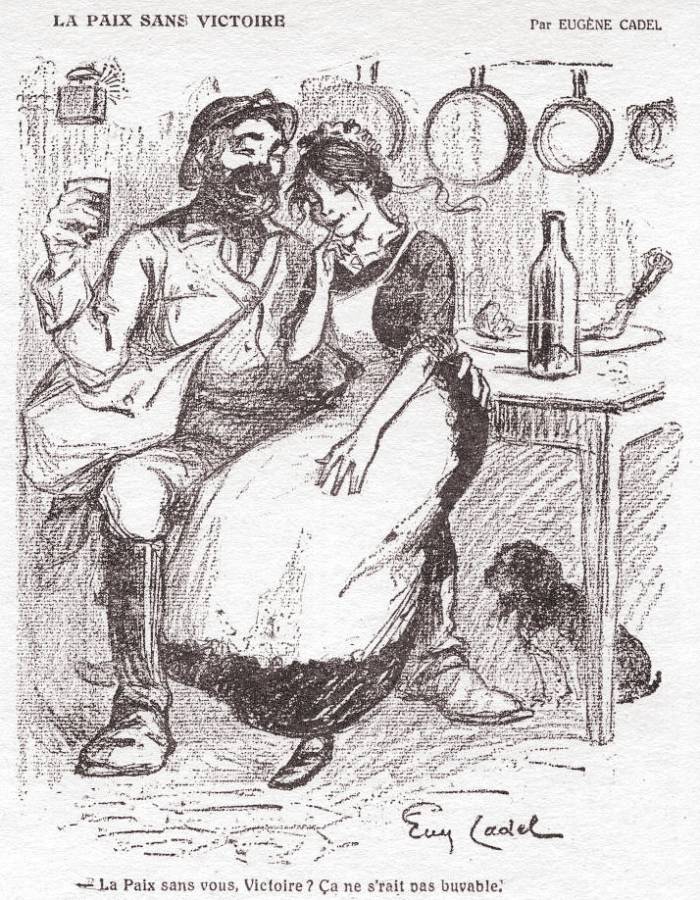 1917 03 07 La Paix sans victoire Par Eugene Cadel La Victoire.jpg